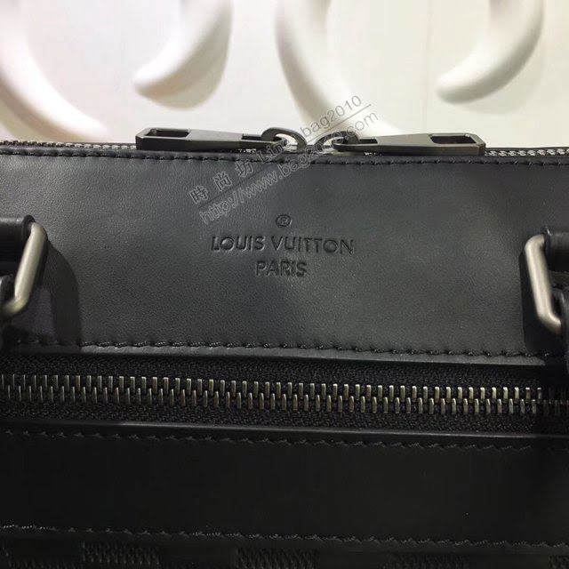 lv新款包包 路易威登Porte-Documents Jour公事包 Damier Infini皮革 lv時尚商務男士公事包 N48261   ydh3895